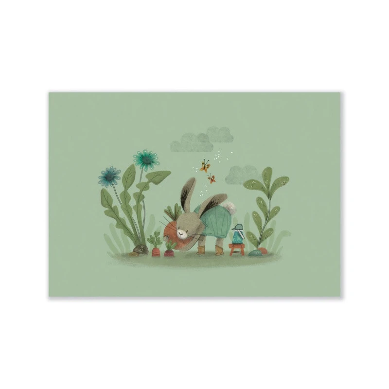 Set De 3 Affiches MOULIN ROTY Trois Petit Lapins 5 Set De 3 Affiches MOULIN ROTY Trois Petit Lapins – Image 3