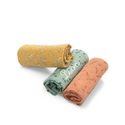 Set De 3 Langes Imprimés MOULIN ROTY Trois Petit Lapins -Moulin Roty set de 3 langes imprimes moulin roty trois petit lapins 11