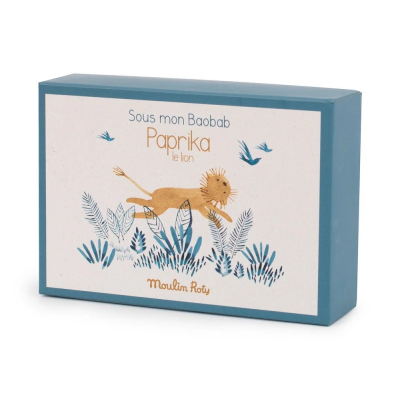 Chaussons Lion MOULIN ROTY Sous Mon Baobab 4 Chaussons Lion MOULIN ROTY Sous Mon Baobab – Image 2